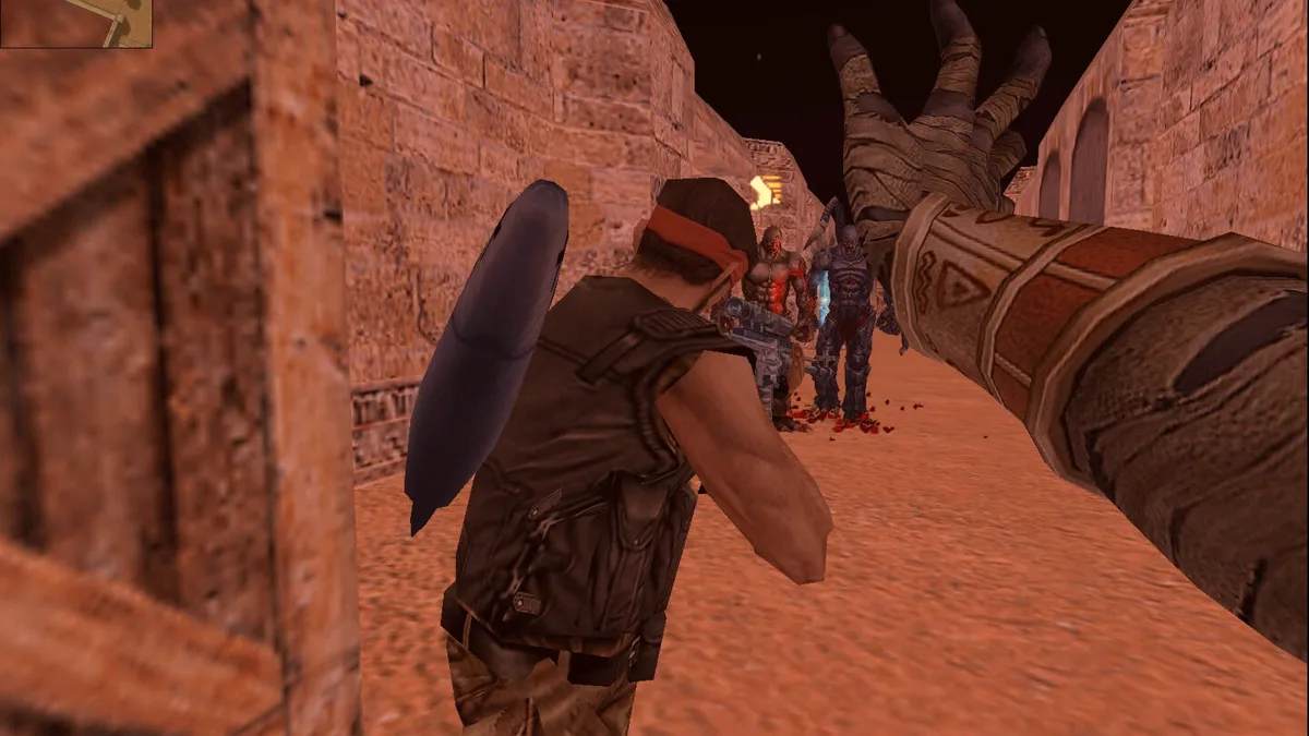 Pemain Counter-Strike Nexon menembak zombie di lorong berpasir, mode zombie yang servernya mati 30 September 2026
