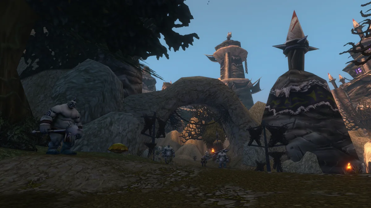Benteng ogre Krol'dok Stronghold di Riverglades, dungeon outdoor WoW Forever untuk level 40-an